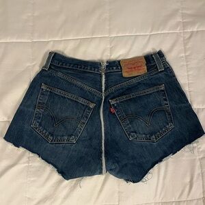 Reworked Levi’s 501 Denim Shorts